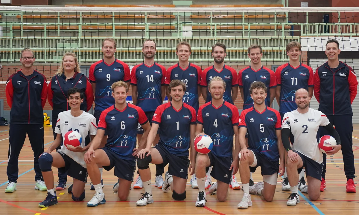 Teamfoto van Gemini Kangeroes Heren 1