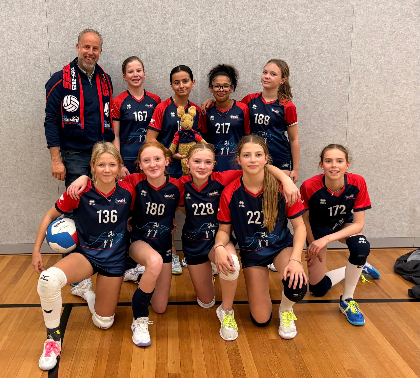 Teamfoto van Gemini Kangeroes Mix C1