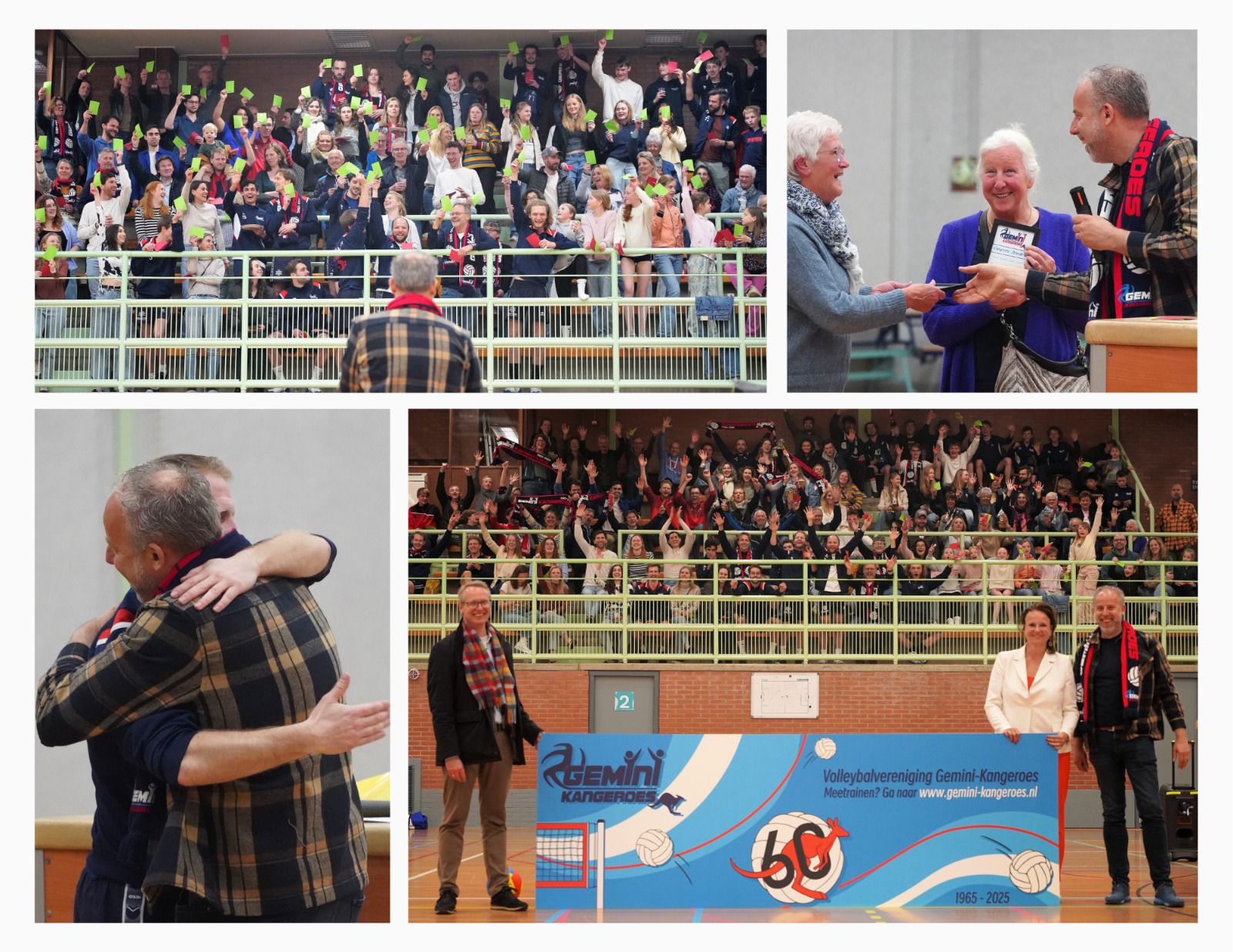 Druk volleybalweekend voor jubilerend Gemini-Kangeroes